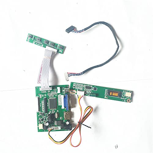Passend für LTN141X7-124 LTN141X8-L02 LTN141XC-L01 1CCFL Wechselrichter 20 Pins 1024768 2AV + HDMI-kompatibel + VGA LVDS Controller Board (LTN141X7-124)