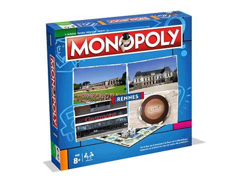 Winning Moves- Monopoly Rennes, 0095, französische Version