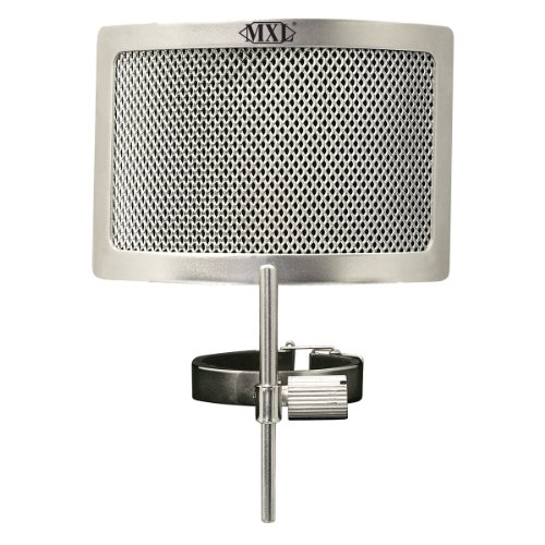 MXL Mikrofone mxl-pf-004-ss Metall Mesh Pop Filter für Mikrofone mit 2.1/10,2 cm Durchmesser