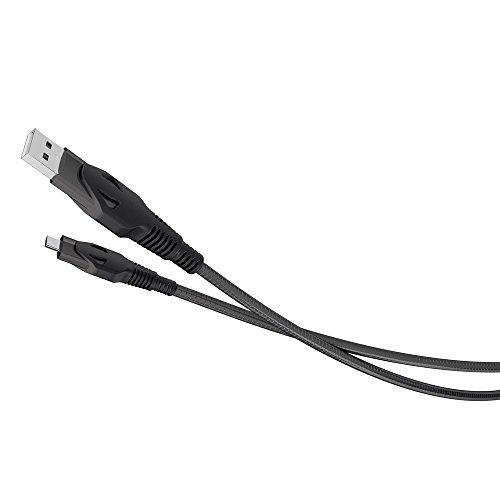 Gioteck TXVUNI-11-MU Viper Anti-Twist Play and Charge Breakaway Cable, Ladekabel für PS4/PS4 Pro/Xbox One S/Xbox One X Schwarz