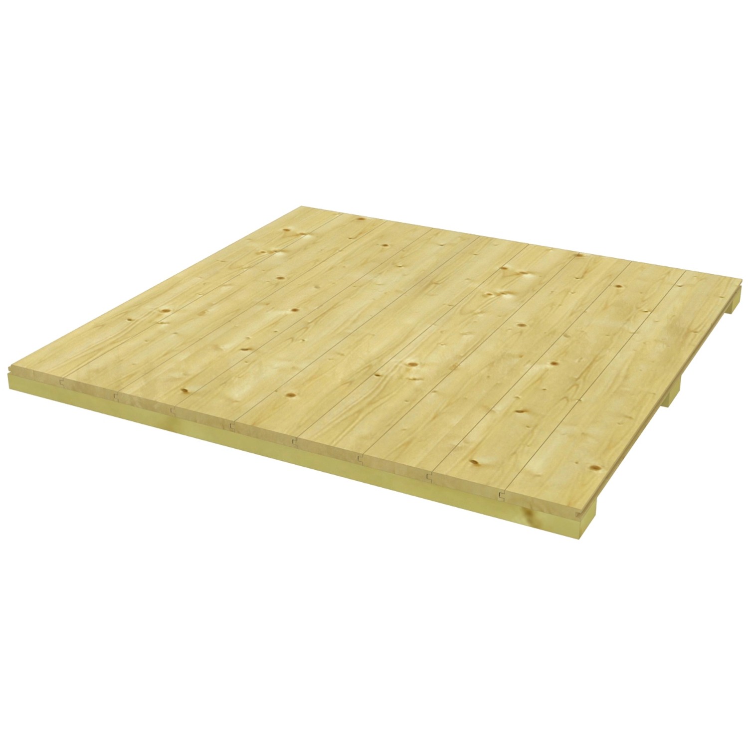Skan Holz Fußboden für Gartenhaus CrossCube Gr. 2 B x T 253 cm x 169 cm
