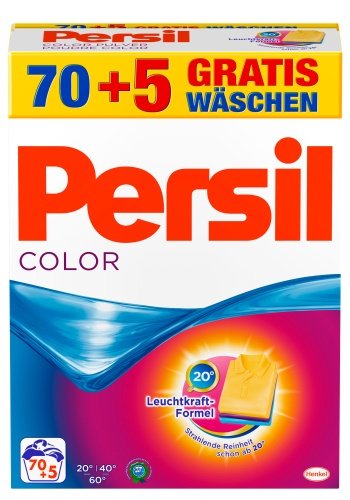 Persil Color-Pulver, XXL "Unser Bestes", Waschmittel, 75 WL (70 + 5 WL)