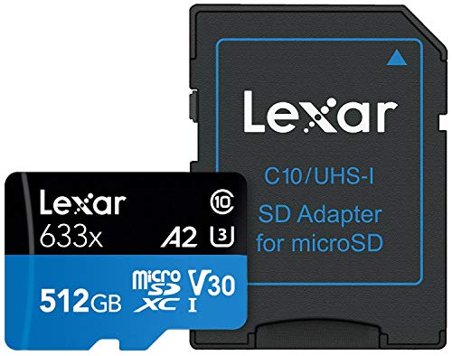 Lexar High-Performance 633x 512GB microSDXC UHS-I Karte