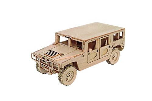 Keranova 5004 13 x 24,8 x 10,2 cm artymon Vier X Vier Jeep Modell 3D Puzzle (158-piece)