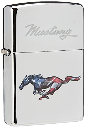 Zippo Mustang Ford Chrome Poliert Frühjahr Spring 2019 Feuerzeug - 60004523