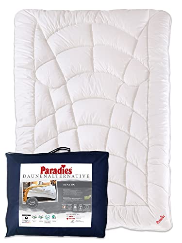 PARADIES Winterdecke 155x220 cm Runa Bio - kuschelig warme Bettdecke 155x220 Winter mit höchstem Volumen