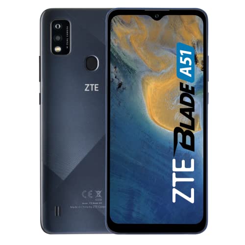 ZTE Blade A51 GRIS/ 8-CORE /2GB/32GB/6.52" HD+/DUAL SIM, black