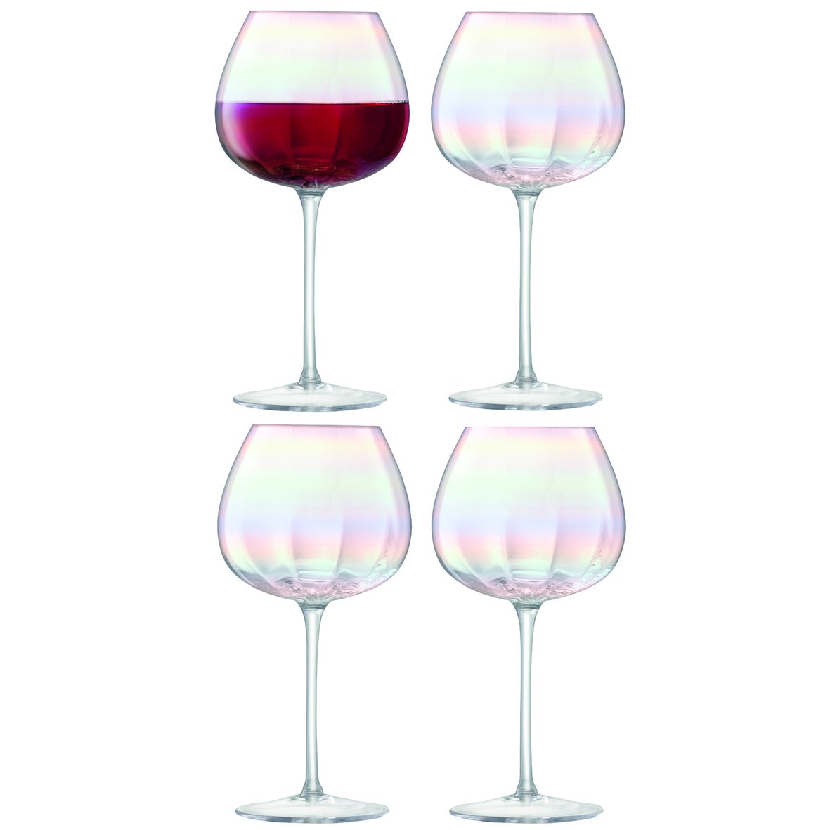 LSA Pearl Rotweinglas 460ml Perlmutter x 4