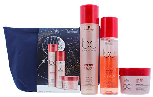 Schwarzkopf Professional BC Bonacure Peptide Repair Rescue Christmas Bag - SET