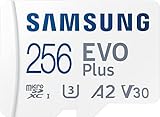 Evo Plus MicroSD-Speicherkarte für Go Pro Hero 4, Hero 5, Hero 6, Hero 7, Hero 8, Hero 9 Fusion Session, 256 GB + Digi Wipe Reinigungstuch