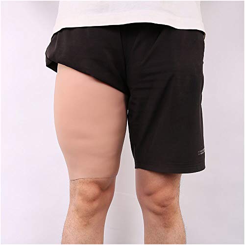 Silikon-Legs Set - Silikon Falsch Leg - realistisch gefälschte Rich-Leg - Soft/Naturgetreue/Natural Look and Feel - Suitble für Thin-dünne Beine, Bein Narbe Tattoo Muttermal Obscuration,Left 1pc