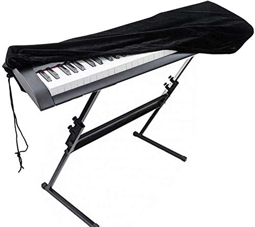 Klavier 88 Tastaturabdeckung Elektronische Klaviertastatur Staubschutz mit verstellbarer Tastatur Staubschutz 98 cm x 42 cm x 18 cm