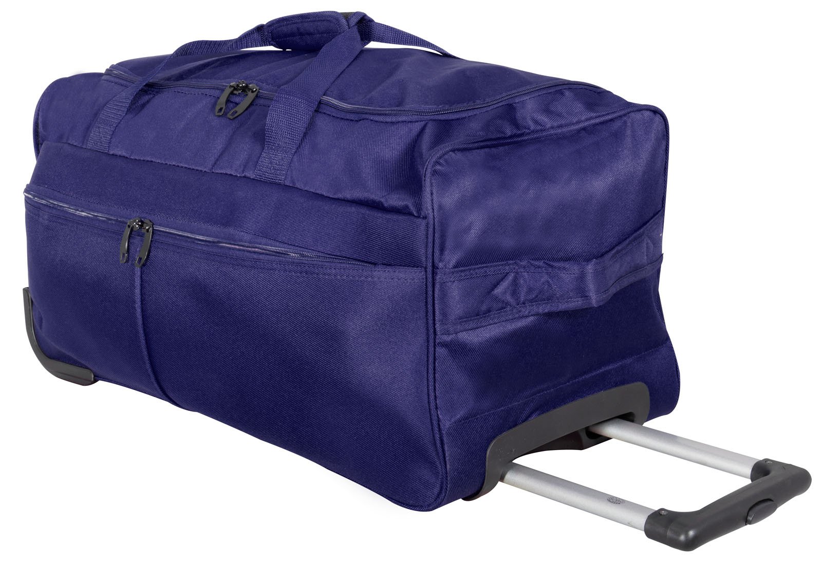 leichte XL Reisetasche 2 Rollen für Damen Herren 65 cm 70 Liter Trolley blau