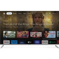 STRONG 4K QLED Smart TV 50 Zoll, Ultra HD Fernseher, Netflix fähig, mit eingebautem WLAN, Google TV und sprachgesteuerter Fernbedienung