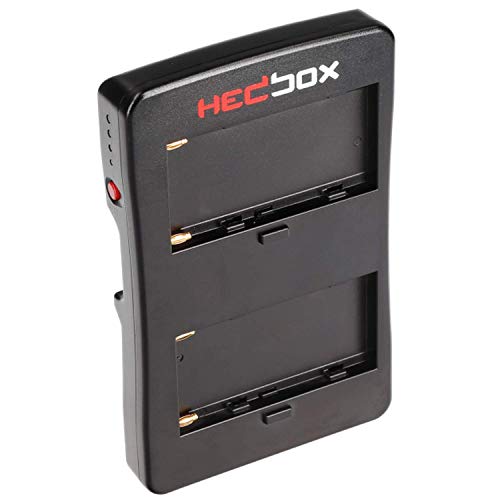 HEDBOX HBP-NPF - V-Mount batterieadapter konverterplatte verwendet 2x NP-F-Batterien zur Herstellung einer 14V V-Lock batterie
