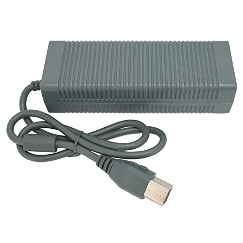 ciciglow Netzteil, Spielekonsolen-Netzteil Ersatz-Universalladegerät für Xbox 360 185-265 V(EU-Stecker)