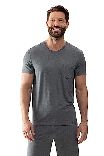 Mey Loungewear Serie Jefferson Modal Herren Homewear Shirts Blau XL