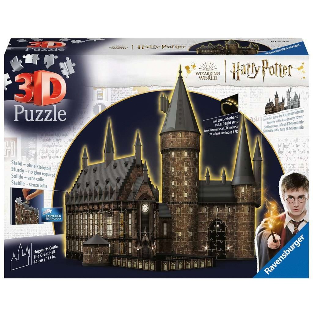 3D Puzzle Hogwarts Schloss - Die Große Halle Night Edition