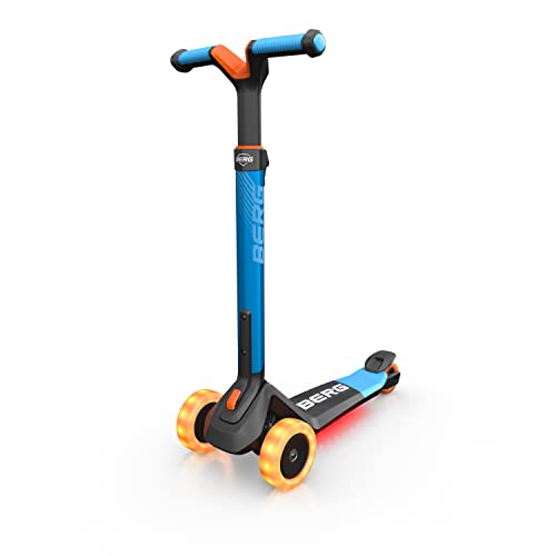 Berg Nexo Kinderroller faltbar Blau (Faltbar + LED-deck + Lichter, Blau)