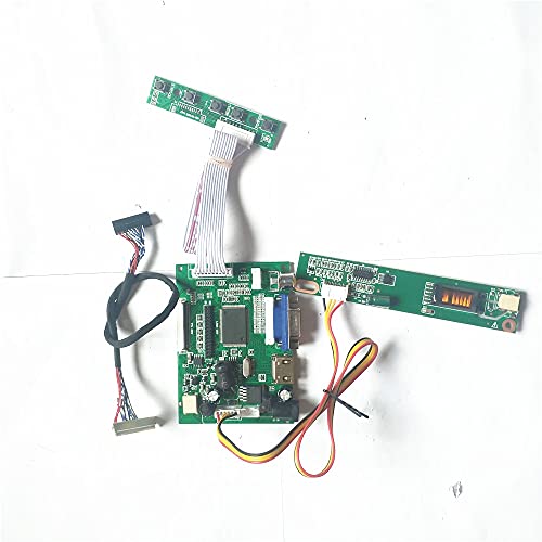 Für LP141X8-A1/A1M3 LP141X10-A1P3 LP141X11-A2 LVDS 1024768 HDMI-kompatibles VGA 2AV 20Pin 1CCFL Inverter LCD Controller Board (LP141X8-A1)