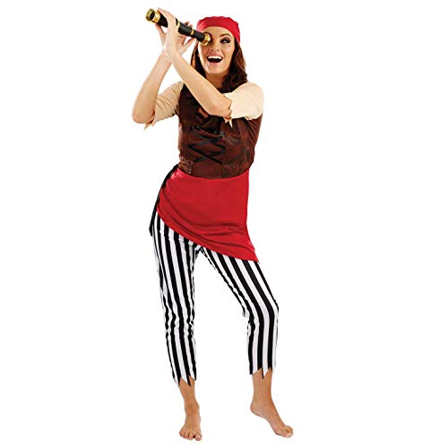 Fun Shack Damen sexy Piraten Kostüm Costumes, Piratenoffizier, S