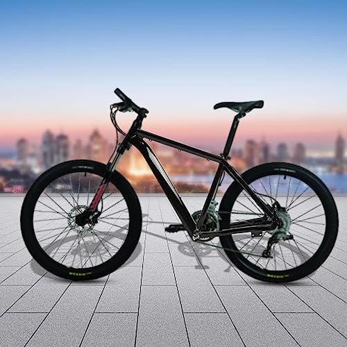 WOLEGM - Fahrradrahmen für Mountainbike, Aluminiumlegierung Fahrradrahmen für 26 Zoll Mountainbike, Rahmen bis 80-120kg, MTB-Fahrradrahmen (Schwarz)
