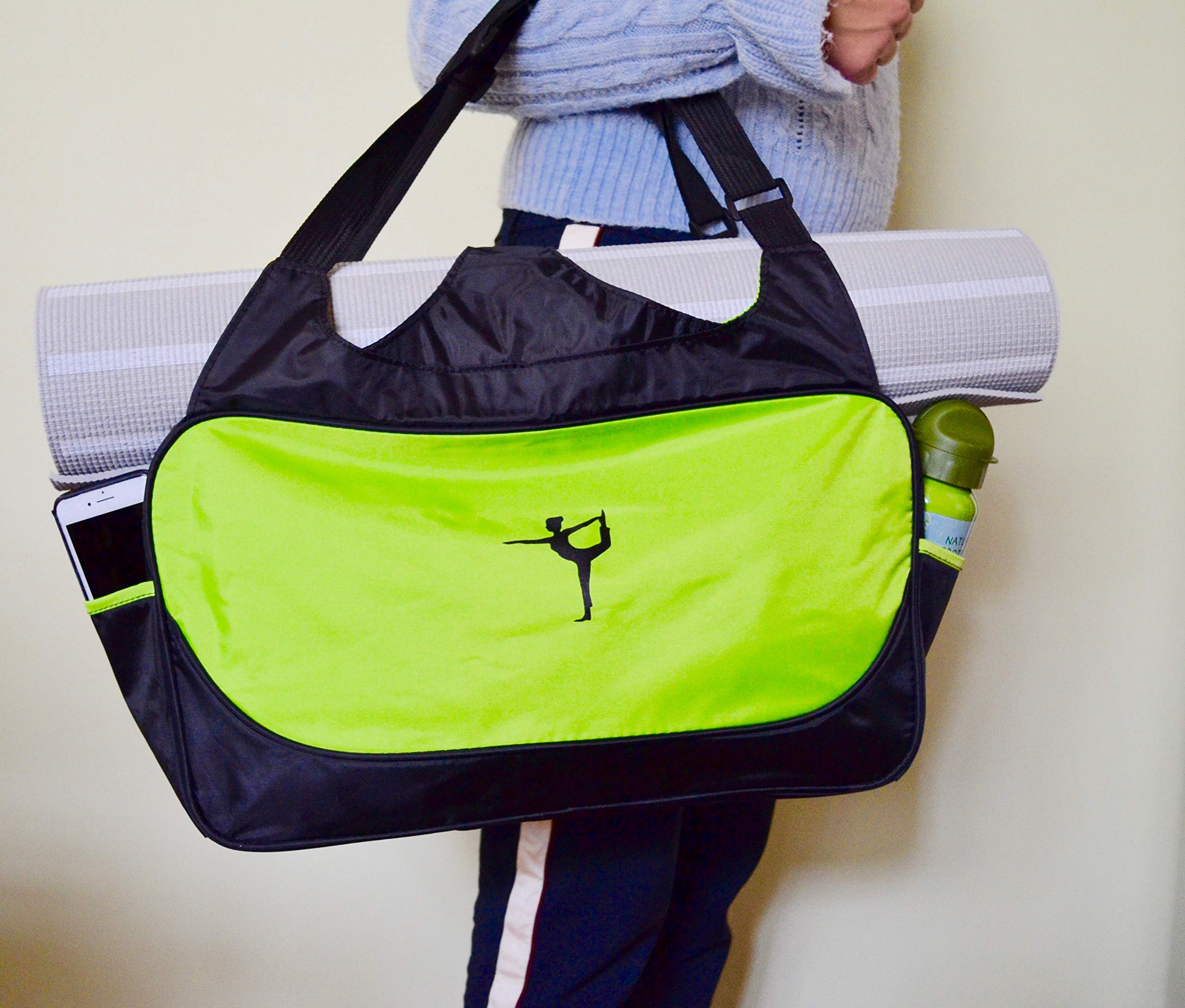 etopfashion Wasserdicht Yogamatte Fitness Bag Rucksack Umhängetasche Verstellbarer Gurt (nur Tasche), damen, rot