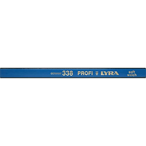 LYRA 4281103 Tischlerbleistift 338 Profi mittel Länge 180 mm