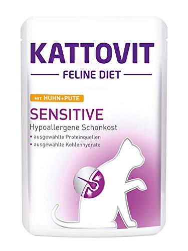 Kattovit Sensitive Huhn + Pute 24x85g