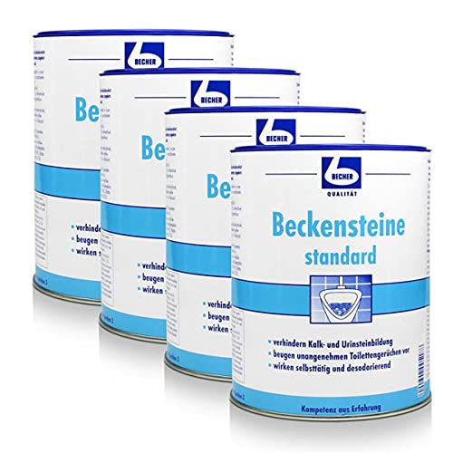 4x Dr. Becher Beckensteine standard für Urinale 30 stk.