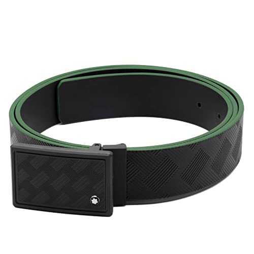 Montblanc Herren Platebuckleextrpatternextrleastrapbk35mm Belt, Mehrfarbig (Mehrfarbig), Einheitsgröße