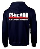 Chicago Fire Dept. - Sweatjacke mit Skyline-Motiv (L)