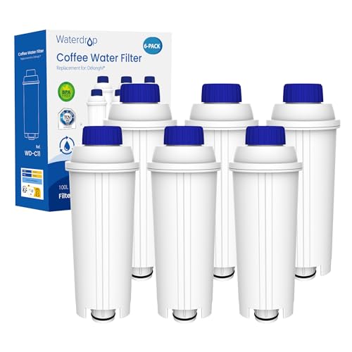 Waterdrop TÜV SÜD zertifizierte Kaffee Filter, kompatibel mit DeLonghi DLSC002 9310926 SER3017 5513292811 inklusive verschiedener Modelle von ECAM, ESAM, ETAM (6)