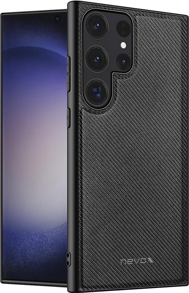 nevox StyleShell NYLO. Etui-Typ: Cover, Markenkompatibilität: Samsung, Kompatibilität: Samsung Galaxy S24 Ultra, Maximale Bildschirmgröße: 17,3 cm (6.8), Produktfarbe: Schwarz (2316)