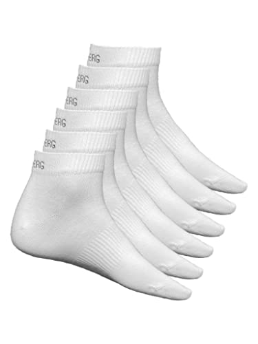Romberg Unisex Ankle Socks, 6er Pack (weiß, 39-42)