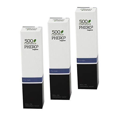 500 Cosmetics Phero 3 man, parfum mit Pheromone für Männer. (3x10ml)
