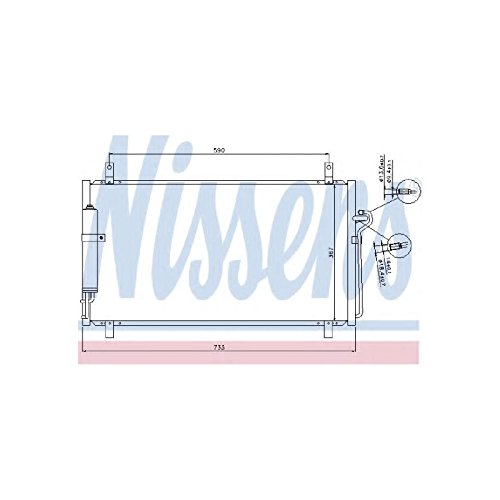 Nissens 94935 Kondensator, Klimaanlage