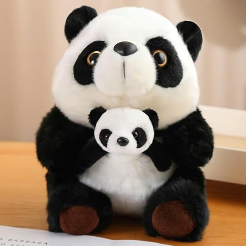 SldJa Niedliche Pandabärenpuppe Tier Plüschtier klassisch Elegantes Geschenk für Freunde Geburtstag 30cm 1