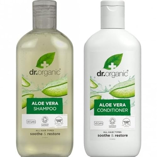 Dr Organic Aloe Vera Shampoo & Conditioner Duo – VEGAN