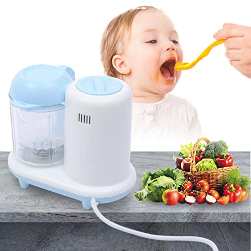 Multifunktions Babynahrungszubereiter, 1.05L Elektrische Wärmen Kochen Babybrei Zubereiter Food Mixer, Baby Nahrungszubereitung, Hausmannskost für Babys und Kleinkinder