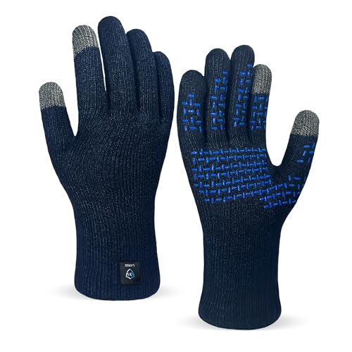 DexShell Coolmax Ultralite Handschuhe v2.0 für Damen und Herren, Touchscreen-Griffkontrolle, Unisex, Größe L