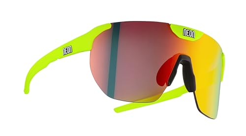 Neon CORE Sonnenbrille - Crystal Yellow Fluo, Mirrortronic Red