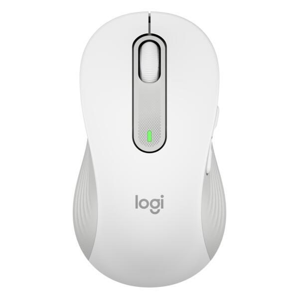 Logitech Signature M650L Large Off-White Wireless Maus für die linke Hand