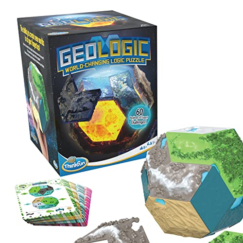 Thinkfun Geologic World Puzzle mit Logik-Puzzle für Kinder und Erwachsene ab 8 Jahren – STEM-Spielzeug [Exklusiv bei Amazon]