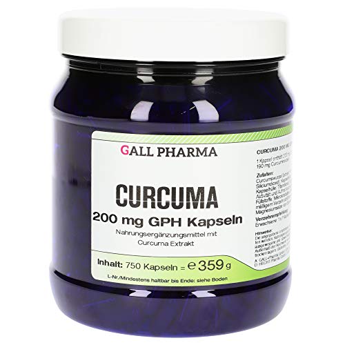 Gall Pharma Curcuma 200 mg GPH Kapseln, 750 Kapseln