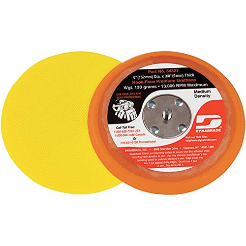 Dynabrade 54327 Non-Vacuum Disc Pad, Orange
