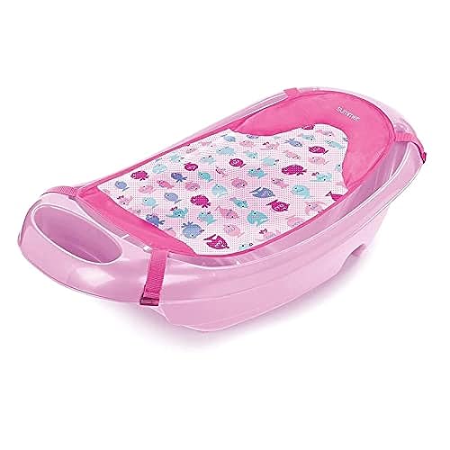 Summer Infant Summer Splish 'N Splash Badewanne für Neugeborene und Kleinkinder, Pink