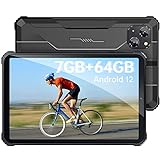 OUKITEL RT3 Outdoor Tablet 8 Zoll, 7GB(4+3) + 64GB (1TB Erweiterbar) Tablet 2023, IP68 Wasserdicht Tablet Android 12, 5150mAh, 16MP Kamera Mini Tab, Dual SIM 4G LTE/5G-WiFi/Octa-Core/Bluetooth 5.3/GPS