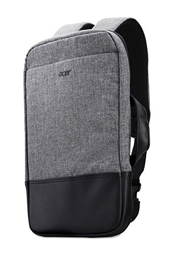 Acer Travel Backpack / Rucksack (für alle 14 Zoll (35,56 cm) Notebooks und kleiner, slim, 3-in-1, perfekt für unterwegs) grau