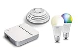 Bosch Smart Home & LEDVANCE Rauchmelder Starter Set mit App-Funktion und integrierten LED Lampen (kompatibel mit Apple HomeKit)